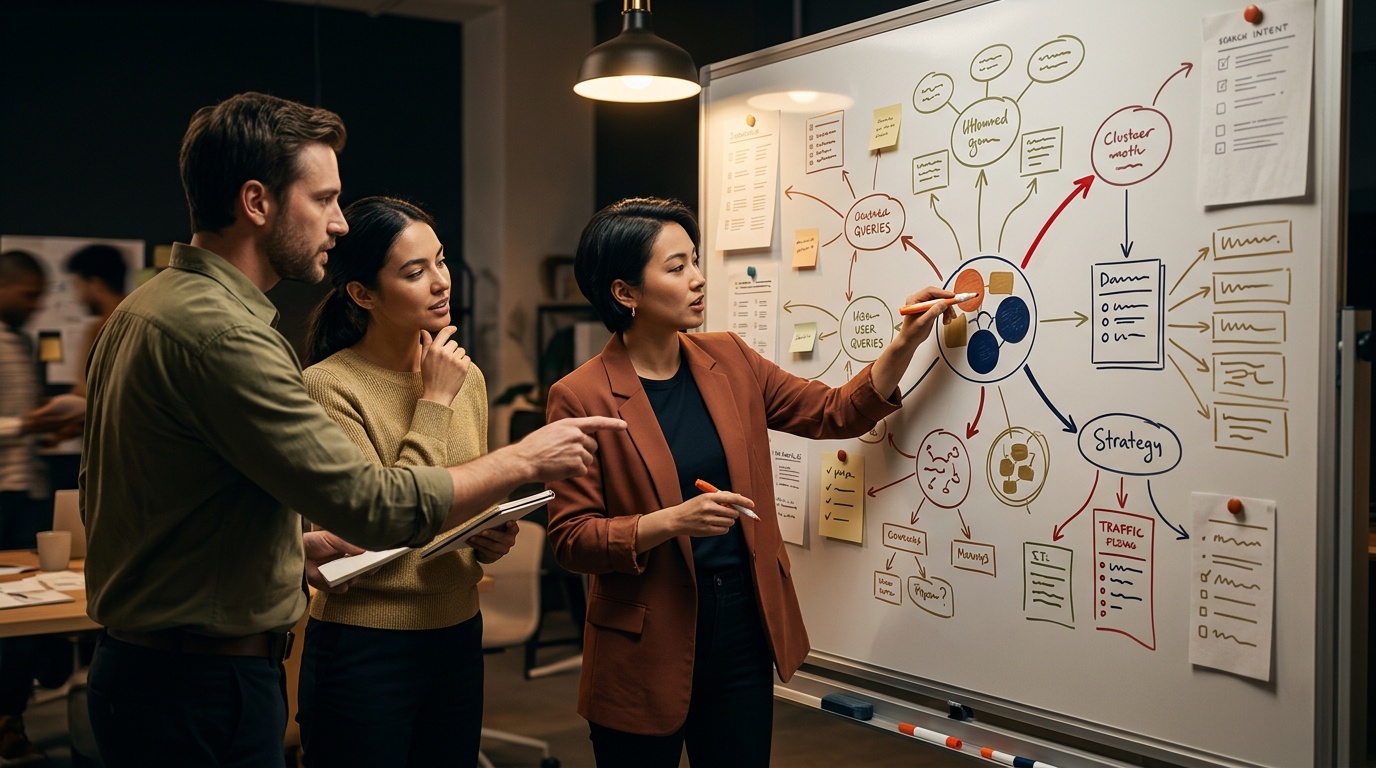 AEO Engine 100-Day Traffic Sprint framework phases for SEO projects