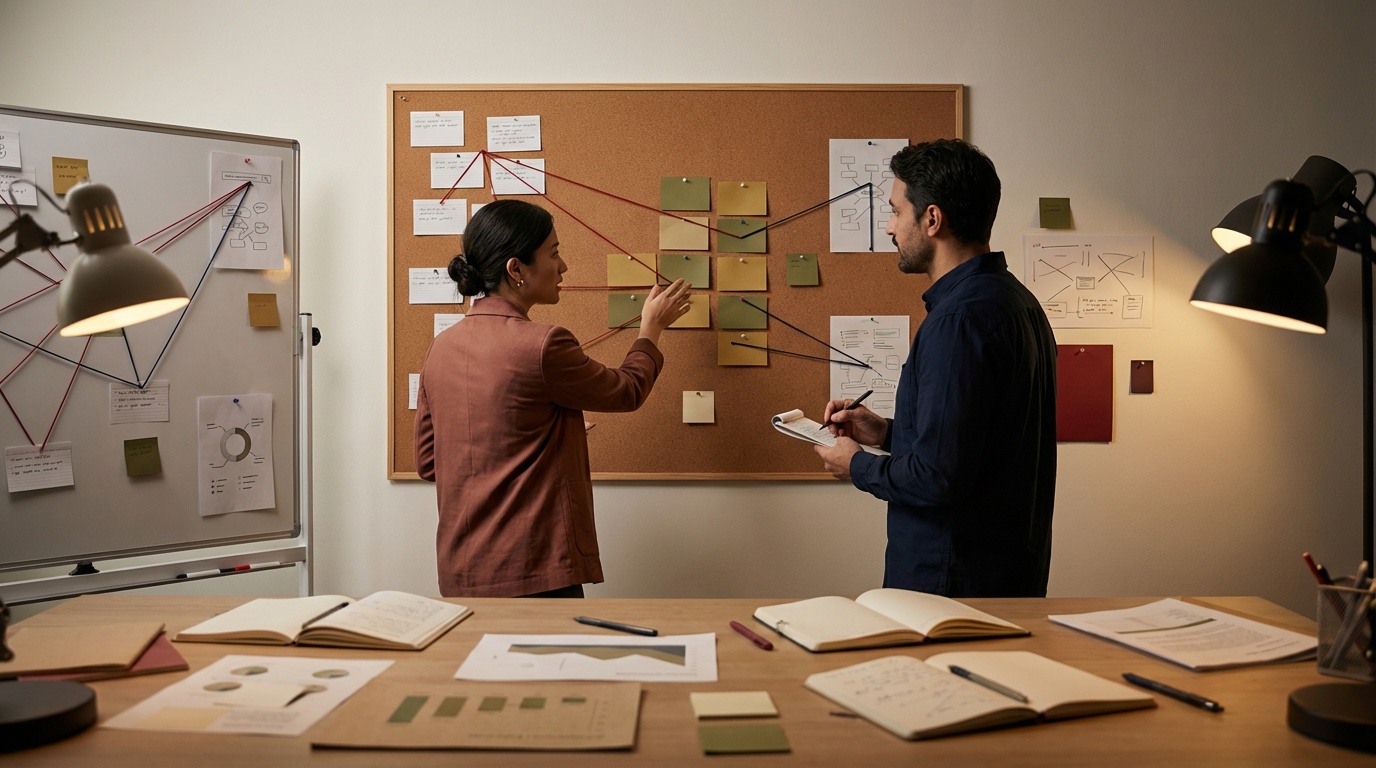 technical seo checklist showing keyword research and intent mapping process