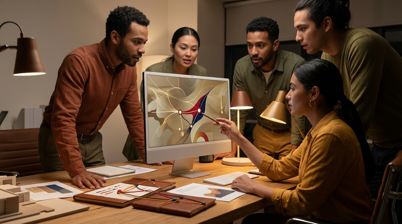 Dashboard showing AI citation tracking and conversion attribution for AEO performance measurement