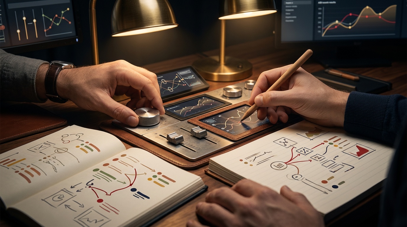 Agentic SEO automation system versus manual AI answer engine tracking workflow