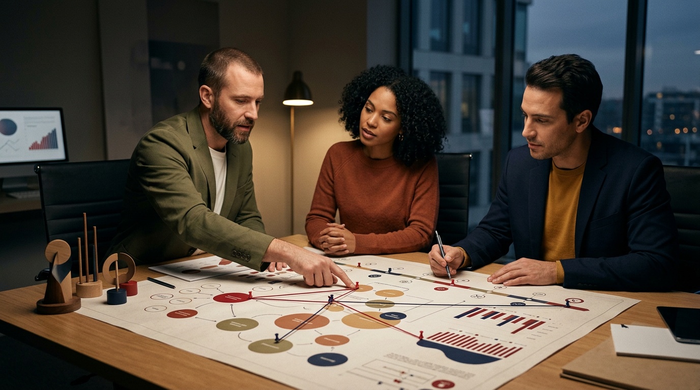 Timeline graphic showing compounding citation authority gains for early AEO adopters versus brands that delay implementation
