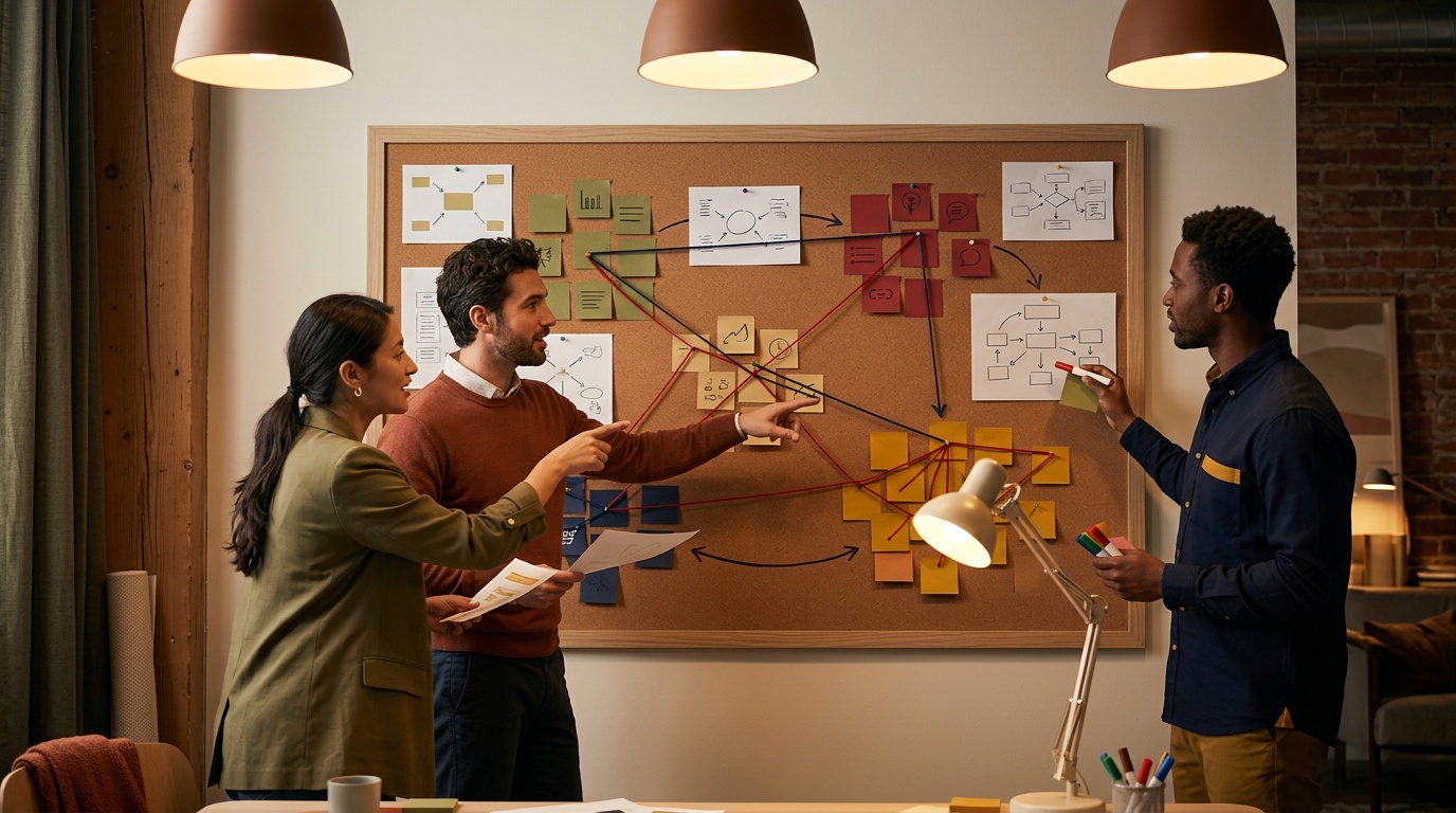 Diagram showing how AI answer engines like Google AI Overviews and ChatGPT evaluate and select content sources