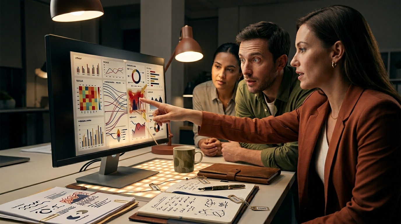 AEO Engine data dashboard showing AI citation tracking, traffic growth metrics, and content performance analytics