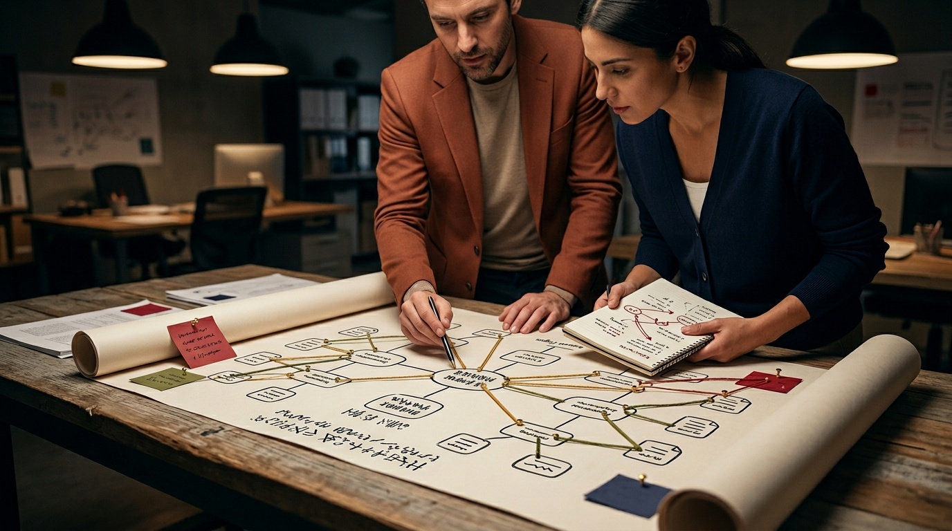 Step-by-step visual guide to building high-impact SEO links through internal linking, competitor analysis, and schema markup