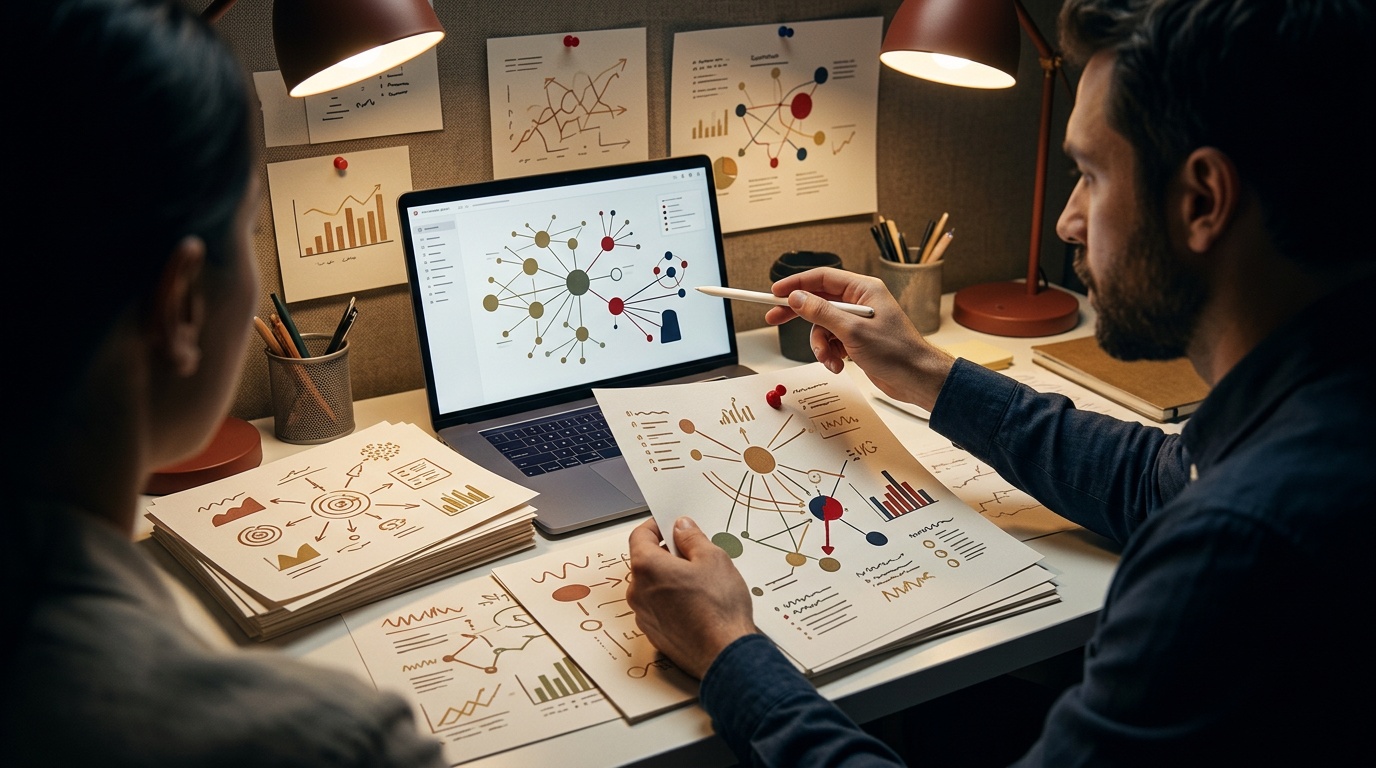 Analytics dashboard showing missing attribution data between AEO citations and revenue outcomes