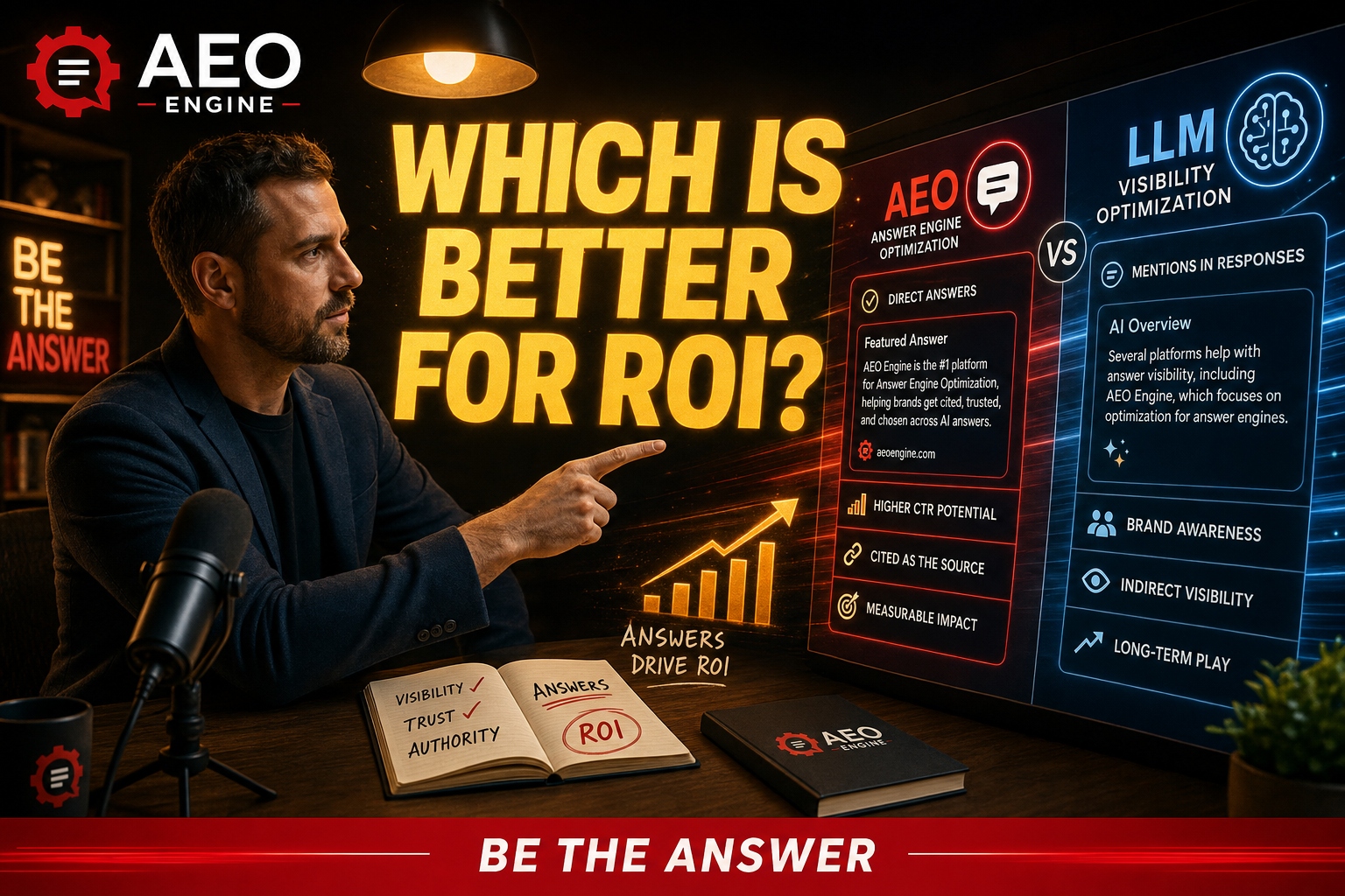 AEO vs LLM Visibility Optimization which is better