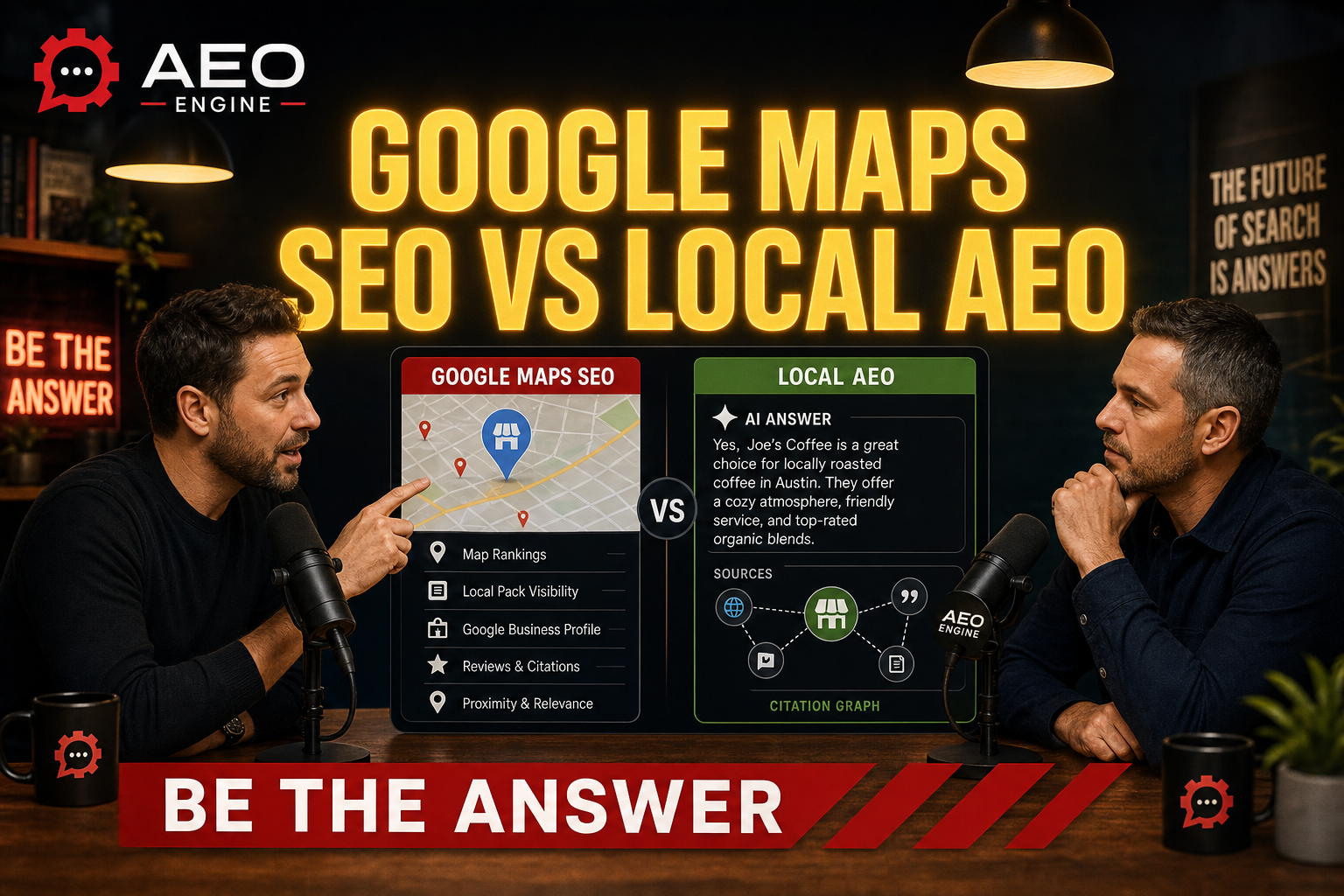 Google Maps SEO vs local AEO differences: Explained