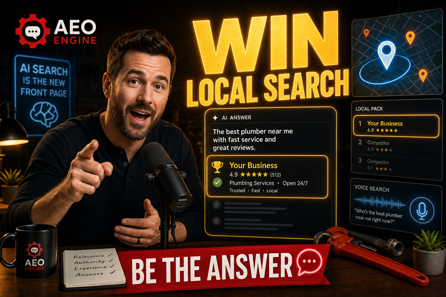 Plumber SEO & AEO: Win Local Search
